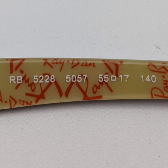 🕶️Ray-Ban RB5228 5057 Eyeglasses 55/17 140 /KAG254🕶️ - Picture 3 of 6